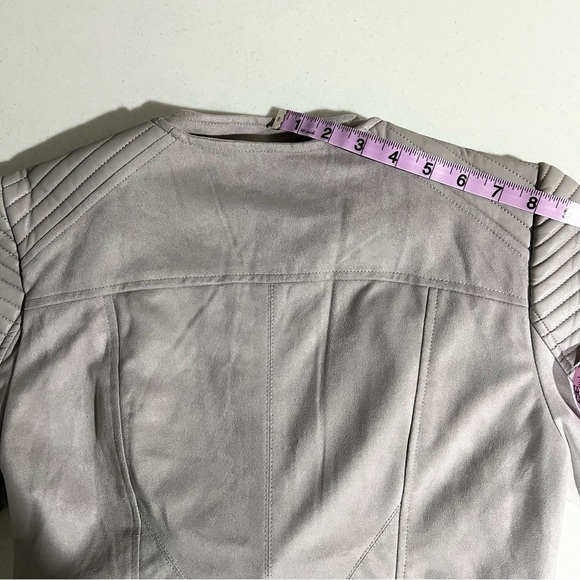 DECJUBA Ramona Biker Jacket Faux Leather Size 12 - Picture 15 of 15